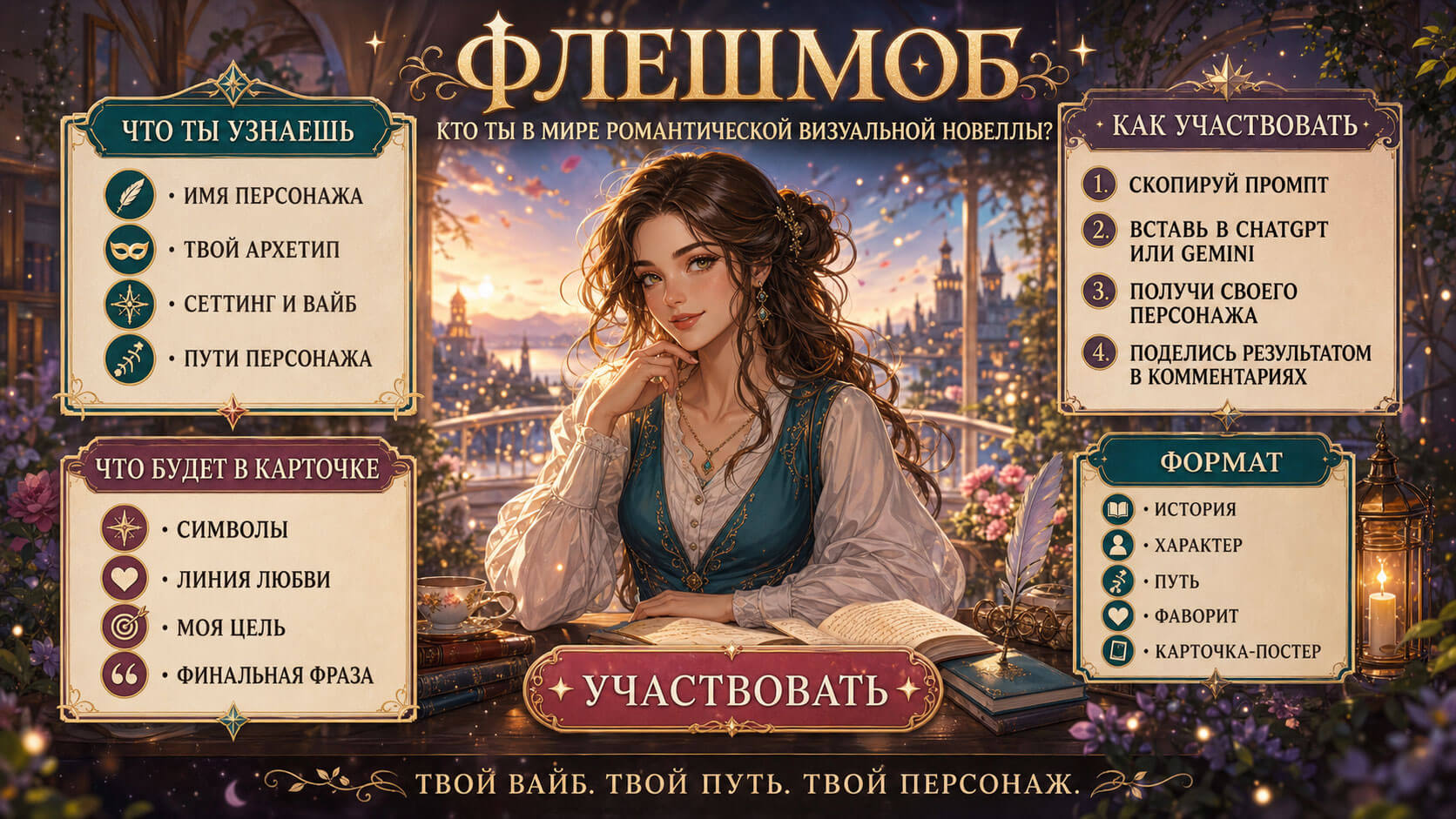 Флешмоб: "Кто ты из клуба романтики"